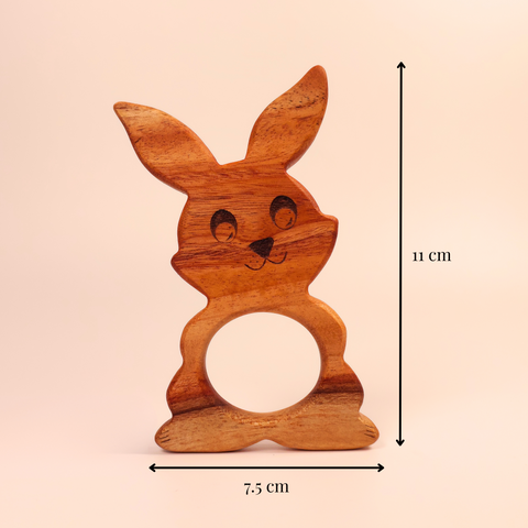 Wooden Teethers- Bunny and Carrot